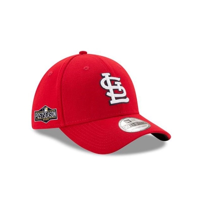 St. Louis Cardinals Gorra | New Era MLB Postseason Side Patch 39thirty Stretch Fit Cap Mexico - Rojos